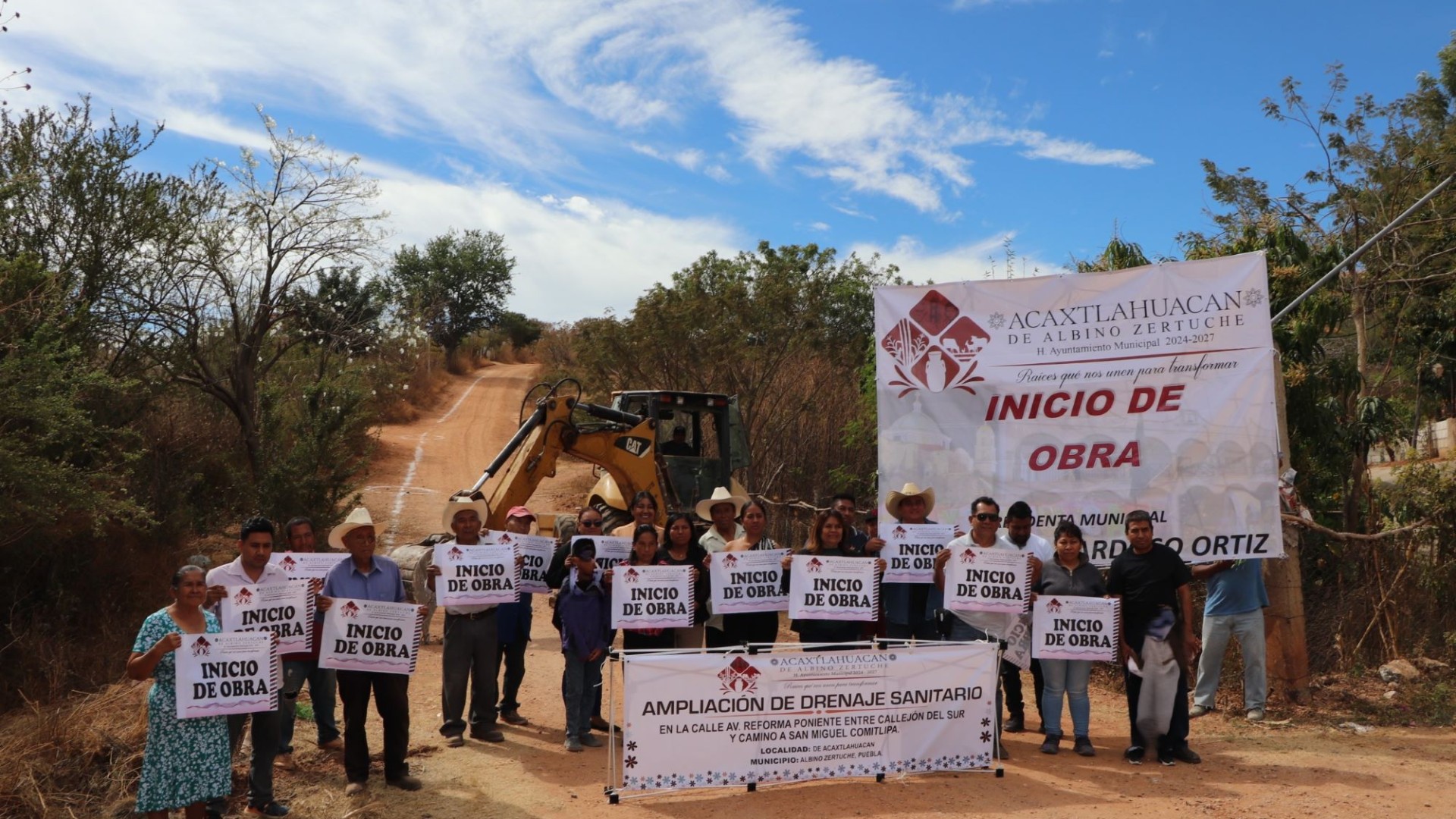 INICIO DE OBRA DE AMPLIACIÓN DE DRENAJE SANITARIO